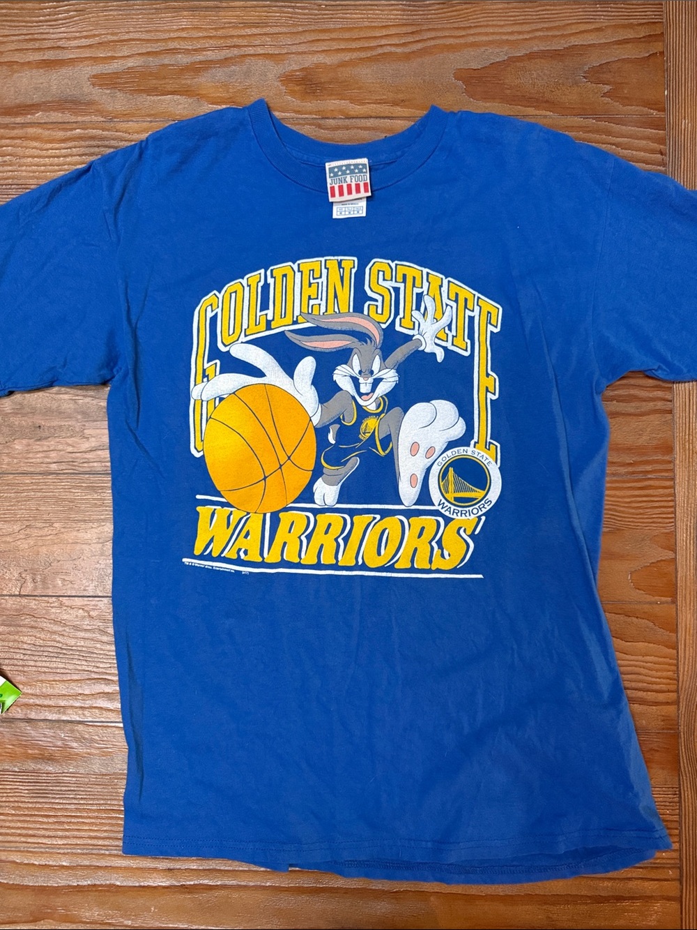 Junk Food Clothing Royal Blue Golden State Warriors Bugs Bunny Tee
